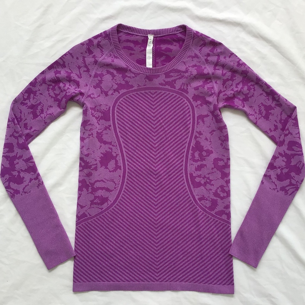 lululemon athletica Purple Long Sleeve Top